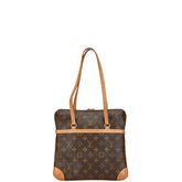 ルイ ヴィトン モノグラム クーサンGM ショルダーバッグ M51141 ブラウン PVC レザー レディース LOUIS VUITTON 【中古】